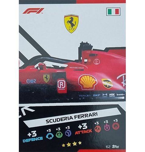 Turbo Attax 2021 Nr 062 Scuderia Ferrari