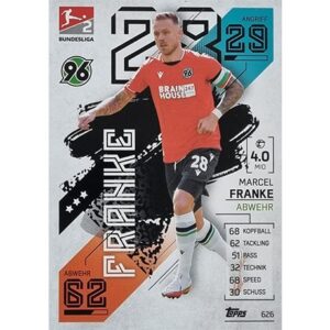 Topps Match Attax Extra 2021/22 Bundesliga Nr - 626 Marcel Franke