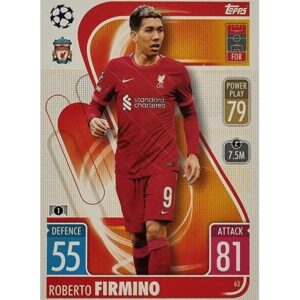 Topps Champions League 2021/2022 Nr 063 Roberto Firmino