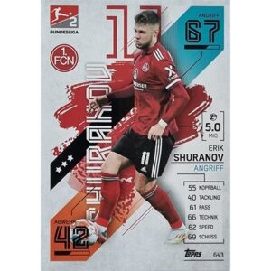 Topps Match Attax Extra 2021/22 Bundesliga Nr - 643 Erik Shuranov