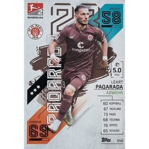 Topps Match Attax Extra 2021/22 Bundesliga Nr - 648 Leart Paqarada