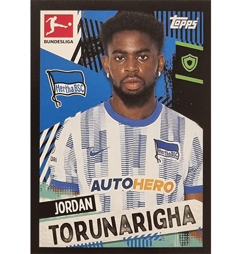 Topps Bundesliga Sticker Saison 2021/2022 Nr 065 Jordan TorunarighaTopps Bundesliga Sticker Saison 2021/2022 Nr 065 Jordan Torunarigha