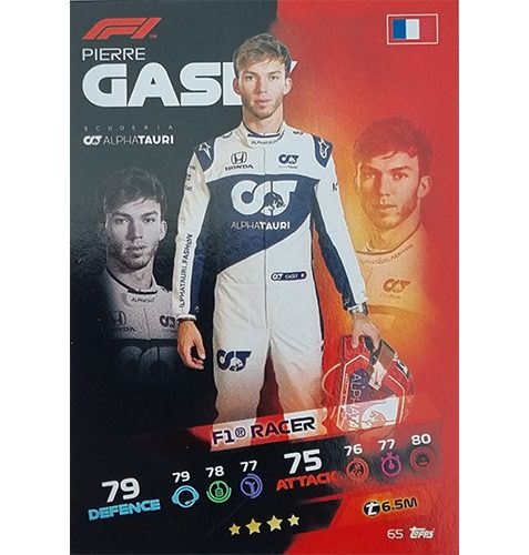 Turbo Attax 2021 Nr 065 Pierre Gasly