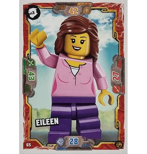 Lego Ninjago Serie 7 Trading Cards Geheimnisse der Tiefe - Nr 065 Eileen