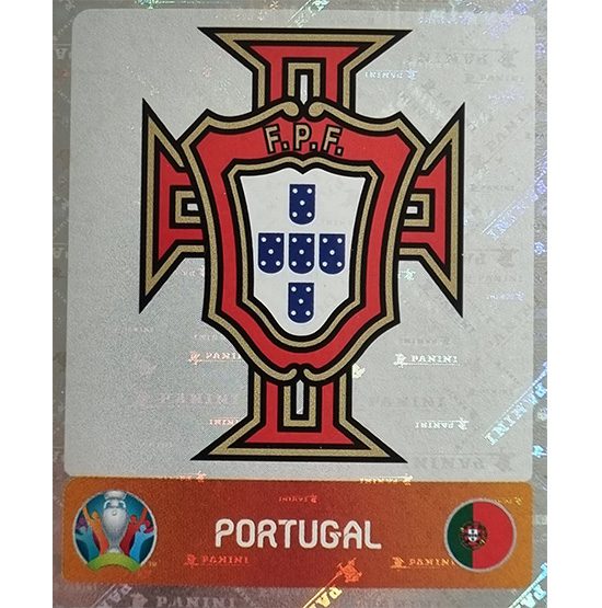 Panini EURO 2020 Sticker Nr 658 Portugal Logo