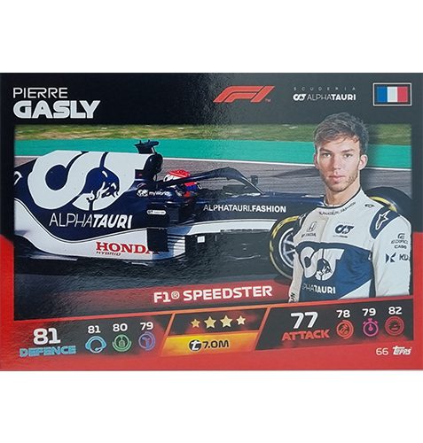 Turbo Attax 2021 Nr 066 Pierre Gasly