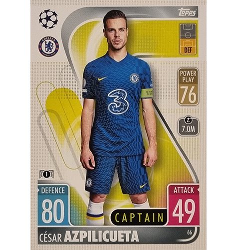 Topps Champions League 2021/2022 Nr 066 Cesar Azpilicueta