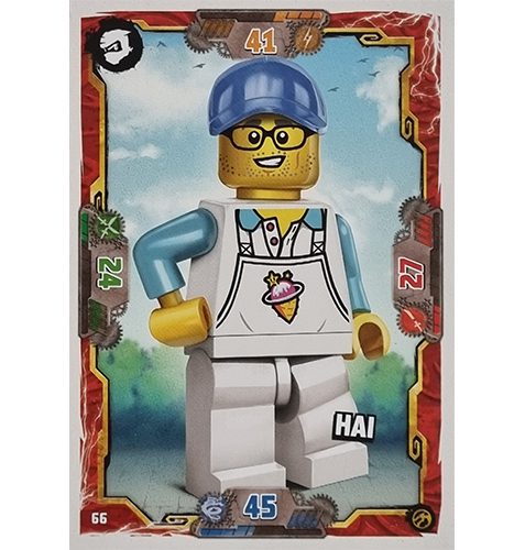 Lego Ninjago Serie 7 Trading Cards Geheimnisse der Tiefe - Nr 066 Kai