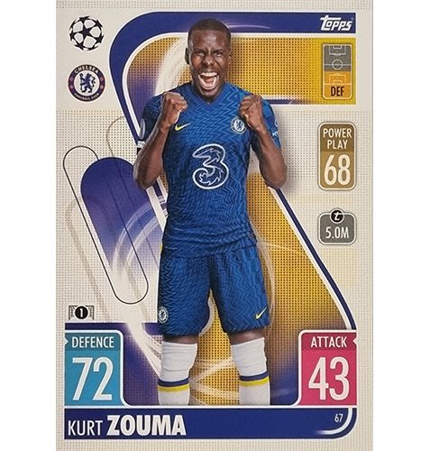 Topps Champions League 2021/2022 Nr 067 Kurt Zouma