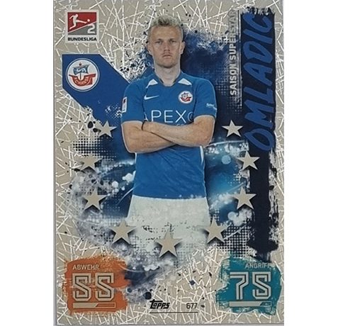 Topps Match Attax Extra 2021/22 Bundesliga Nr - 677 Omladic Saison Superstar