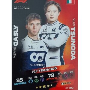 Turbo Attax 2021 Nr 069 Gasly Tsunoda