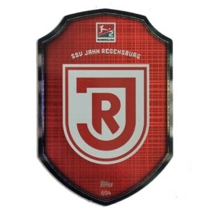 Topps Match Attax Extra 2021/22 Bundesliga Nr - 694 Jahn Regensburg CLUB LOGO