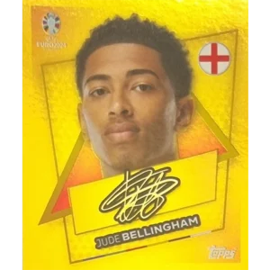 Topps UEFA EURO 2024 Sticker - ENG SP JUDE BELLINGHAM mit UNTERSCHRIFT