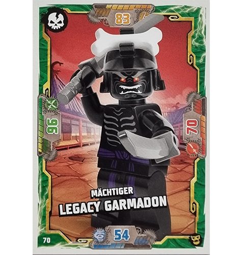 Lego Ninjago Serie 6 NEXT LEVEL Trading Cards Nr 070 Mächtiger Legacy Garmadon