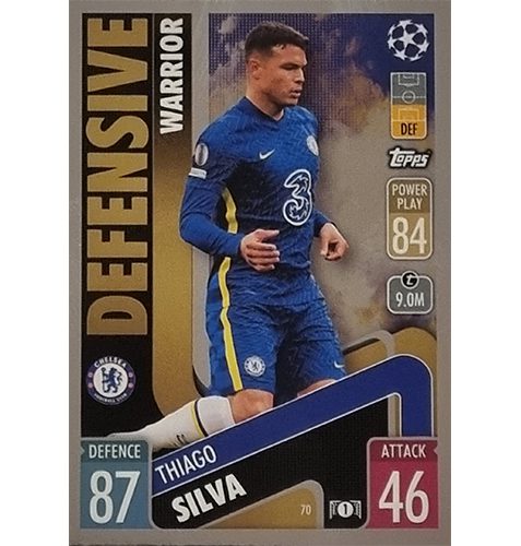 Topps Champions League 2021/2022 Nr 070 Thiago Silva