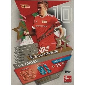 Topps Match Attax Bundesliga 2021/22 Nr 071 Max Kruse