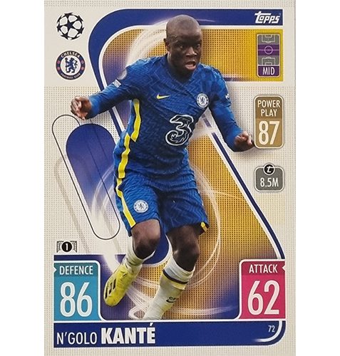 Topps Champions League 2021/2022 Nr 072 N Golo Kante