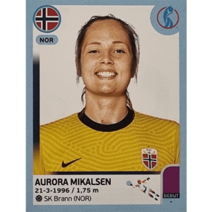 Panini Frauen EM 2022 Sticker - Nr 075 Aurora Mikalsen