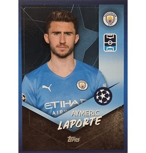 Topps Champions League Sticker 2021/2022 Nr 075 Aymeric Laporte