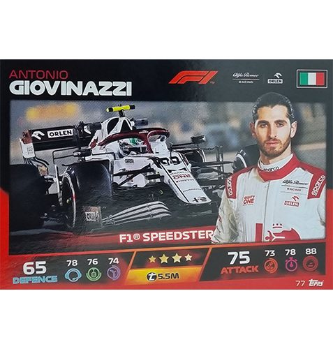 Turbo Attax 2021 Nr 077 Antonio Giovinazzi