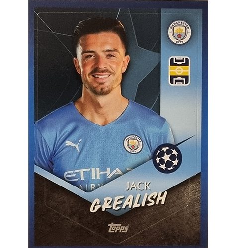 Topps Champions League Sticker 2021/2022 Nr 077 Jack Grealish