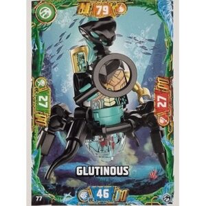 Lego Ninjago Serie 7 Trading Cards Geheimnisse der Tiefe - Nr 077 Glutinous