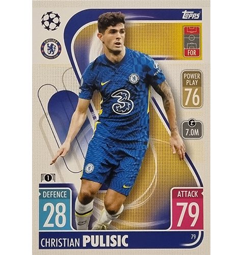 Topps Champions League 2021/2022 Nr 079 Christian Pulisic