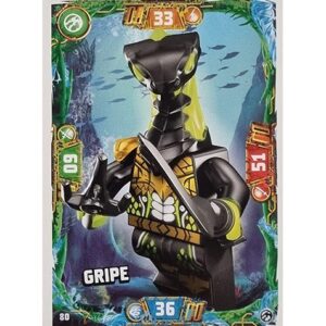 Lego Ninjago Serie 7 Trading Cards Geheimnisse der Tiefe - Nr 080 Gripe