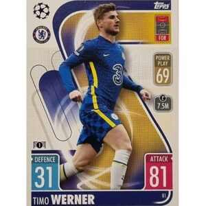 Topps Champions League 2021/2022 Nr 081 Timo Werner