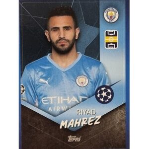 Topps Champions League Sticker 2021/2022 Nr 081 Riyad Mahrez