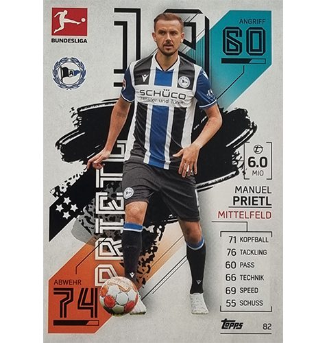 Topps Match Attax Bundesliga 2021/22 Nr 082 Manuel Prietl