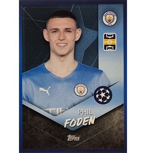 Topps Champions League Sticker 2021/2022 Nr 082 Phil Foden