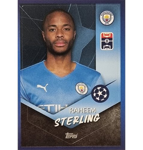 Topps Champions League Sticker 2021/2022 Nr 083 Raheem Sterling