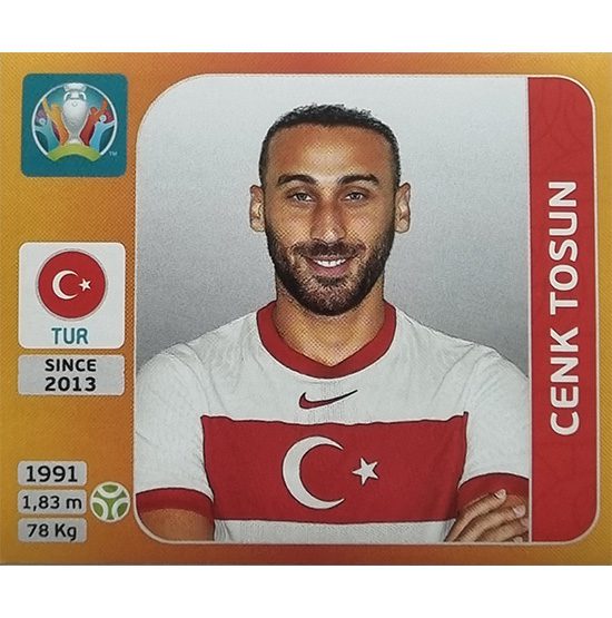 Panini EURO 2020 Sticker Nr 083 Cenk Tosun