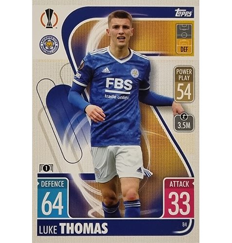 Topps Champions League 2021/2022 Nr 084 Luke Thomas