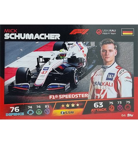 Turbo Attax 2021 Nr 084 Mick Schumacher