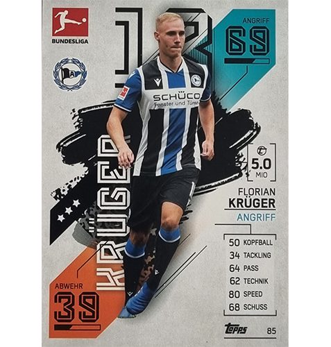 Topps Match Attax Bundesliga 2021/22 Nr 085 Florian Krüger