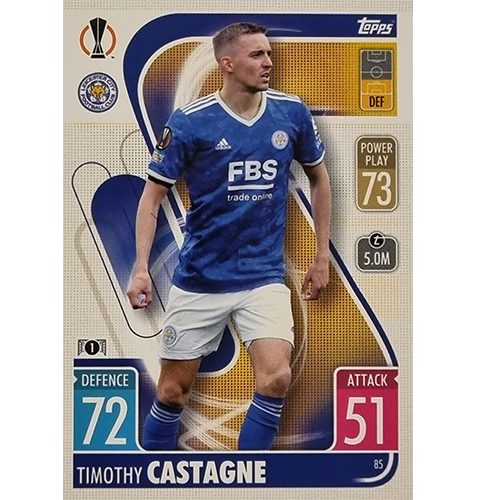 Topps Champions League 2021/2022 Nr 085 Timothy Castagne