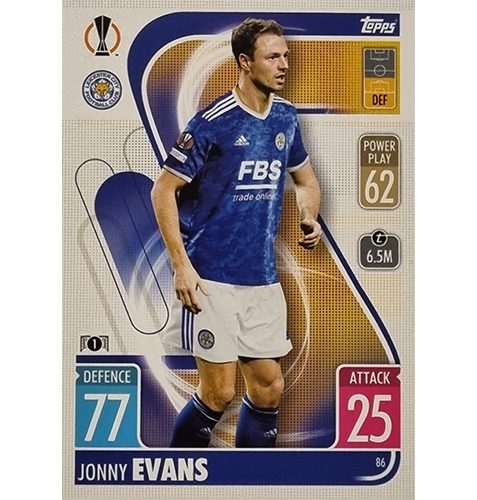 Topps Champions League 2021/2022 Nr 086 Jonny Evans