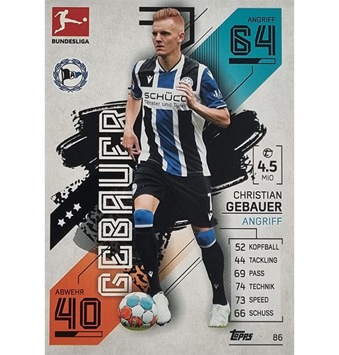 Topps Match Attax Bundesliga 2021/22 Nr 086 Christian Gebauer