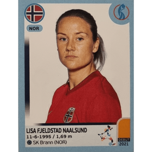 Panini Frauen EM 2022 Sticker - Nr 089 Lisa Fjeldstad Naalsund