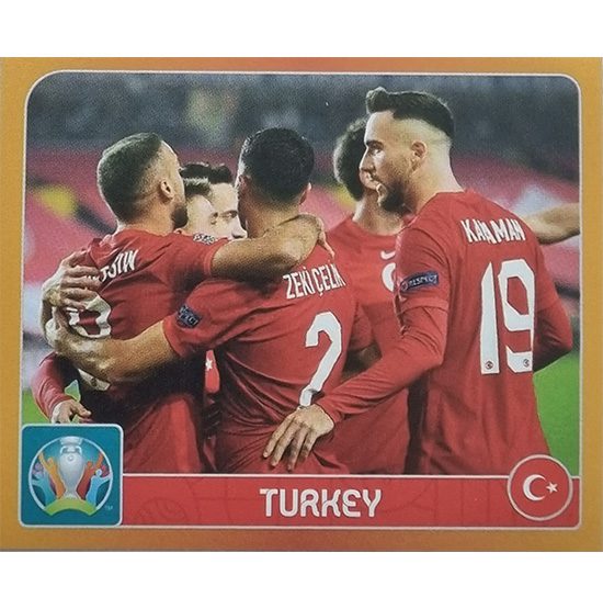 Panini EURO 2020 Sticker Nr 009 Turkey