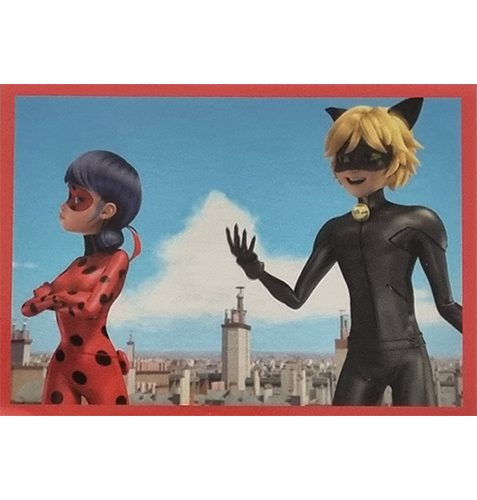 Panini Miraculous Ladybug Heroez in the World Sticker Nr 090