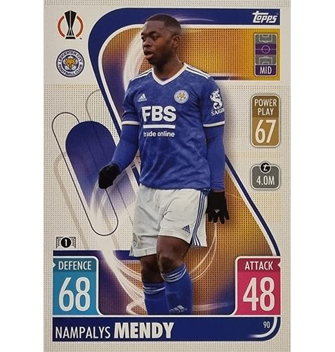 Topps Champions League 2021/2022 Nr 090 Nampalys Mendy