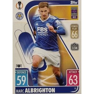 Topps Champions League 2021/2022 Nr 093 Marc Albrighton