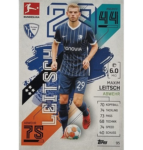 Topps Match Attax Bundesliga 2021/22 Nr 095 Maxim Leitsch