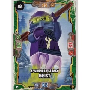 Lego Ninjago Serie 7 Trading Cards Geheimnisse der Tiefe - Nr 095 Spukender Legacy Geist