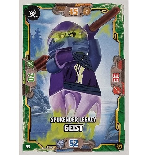 Lego Ninjago Serie 7 Trading Cards Geheimnisse der Tiefe - Nr 095 Spukender Legacy Geist