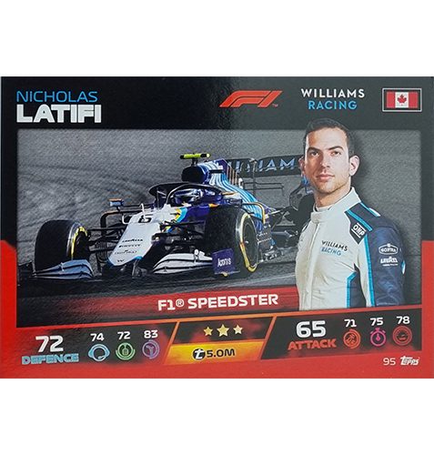 Turbo Attax 2021 Nr 095 Nicholas Latifi