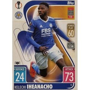 Topps Champions League 2021/2022 Nr 097 Kelechi Iheanacho